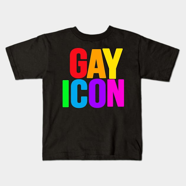 Gay Icon Kids T-Shirt by BethLeo